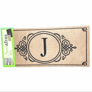 🌟NWT🌟 Sassafras Insert Mat J Monogram